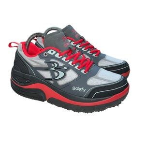 Men’s Gdefy Gravity Defyer Size 8 Black Red Pain Relief Shoes Sneakers